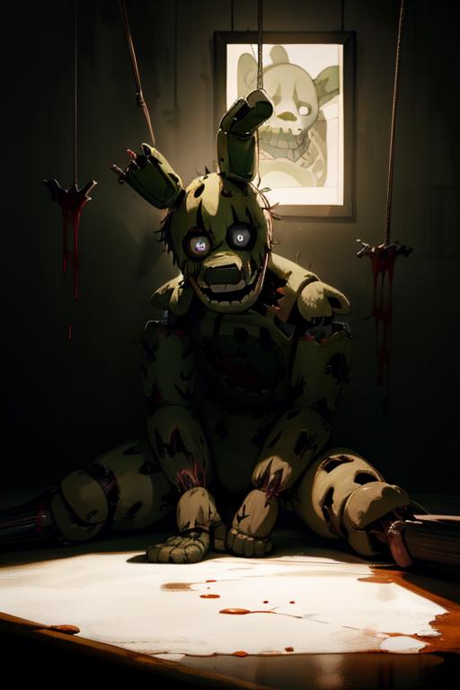 13551-2859339080-_lora_springtrap-10_1_ springtrap, sitting in dark room, rotting, extremely dark, no light, black background, investigator room,.png